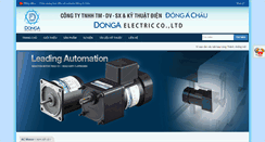 Desktop Screenshot of dongaelectric.com.vn